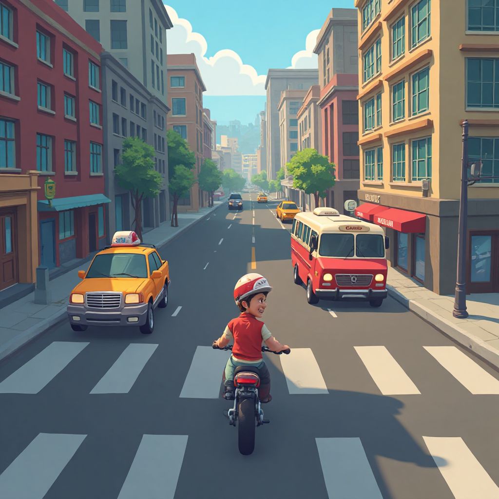 Gameplay screenshot from city level